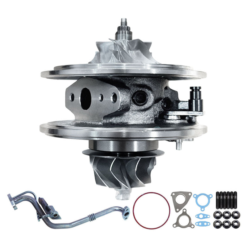 Load image into Gallery viewer, Upgrade Billet Turbo Cartridge CHRA Core With Oil Feed Pipe For Nissan Patrol GU ZD30 3.0L Fits Late DI 01/2002-12/2006
