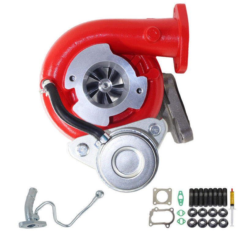 Load image into Gallery viewer, GEN1 High Flow Turbo Charger With Genuine Oil Feed Pipe For Toyota LandCruiser 100 Series HDJ100 1HD-FTE 4.2L
