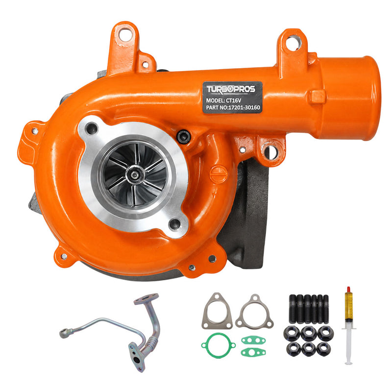 Load image into Gallery viewer, GEN1 High Flow Turbo Charger With Genuine Oil Feed Pipe For Toyota LandCruiser Prado 1KD-FTV 3.0L

