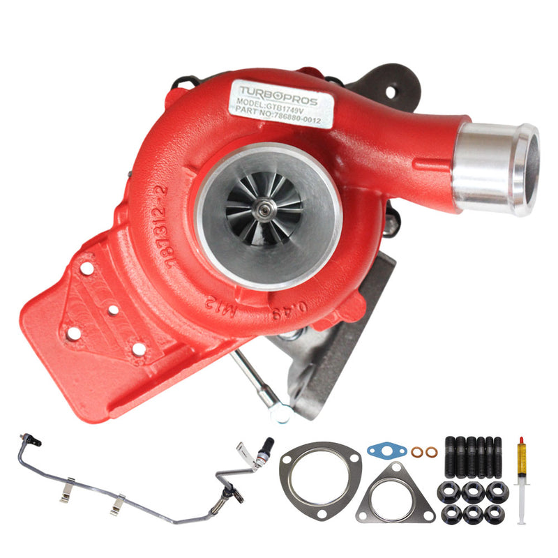 Load image into Gallery viewer, GEN1 High Flow Turbo Charger With Genuine Oil Feed Pipe For Ford Transit/Transit Custom 2.2L FWD 786880-0021
