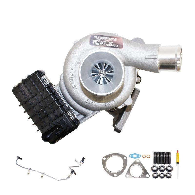 Load image into Gallery viewer, GEN1 High Flow Turbo Charger With Genuine Oil Feed Pipe For Ford Transit/Transit Custom 2.2L FWD 786880-0021

