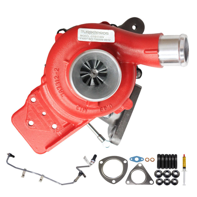 Load image into Gallery viewer, GEN1 High Flow Turbo Charger With Genuine Oil Feed Pipe For Ford Transit/Transit Custom 2.2L FWD 786880-0023
