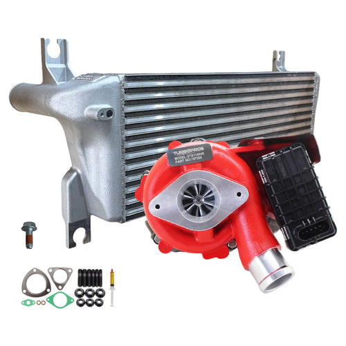 Garrett PowerMax Intercooler & Turbo Pros High Flow GEN1 Turbo For Ford Transit 2.2L RWD 2011-