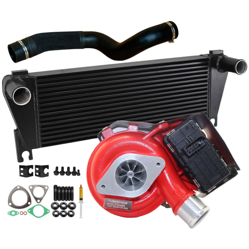 Load image into Gallery viewer, GEN1 High Flow Turbo Charger With 70mm Intercooler &amp; Hose For Ford Everest UA 2.2L 2015 Onwards
