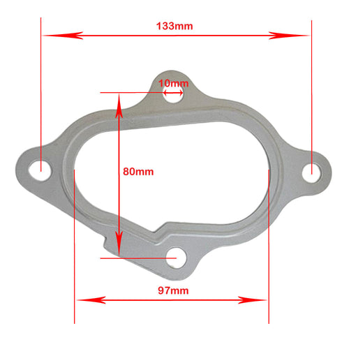 Turbo Charger To Exhaust Manifold Gasket For Mitsubishi Pajero NJ, NK, NL 4M40T 2.8L