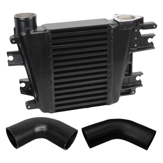 Upgrade Aluminium 65mm Intercooler & Hoses For Nissan Patrol GU Y61 ZD30 3.0L Direct injection 2000-2007