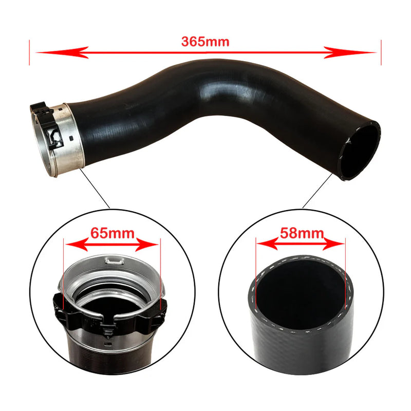 Load image into Gallery viewer, Hot Side &amp; Cold Side Intercooler Hoses For Nissan Navara D23 NP300 YS23D 2.3L Twin-Turbo Charged 2015 Onwards
