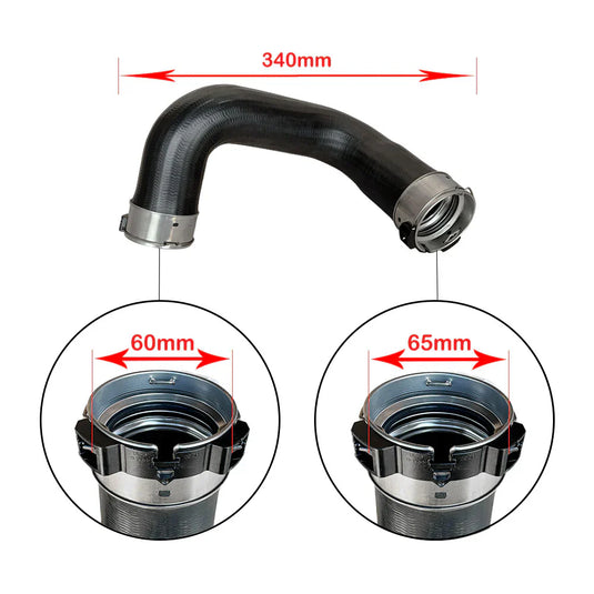 GEN1 High Flow Turbo Charger With 75mm Intercooler & Hoses For Nissan Navara D40 YD25 2.5L 2010 Onwards