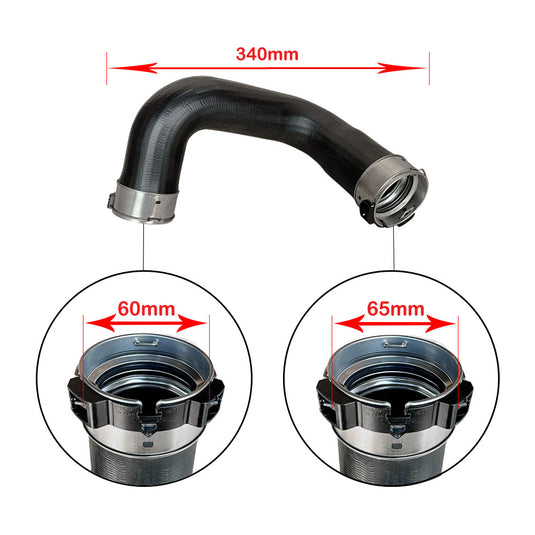 Upgrade Aluminium 75mm Intercooler & Hoses For Nissan Pathfinder R51 YD25 2.5L
