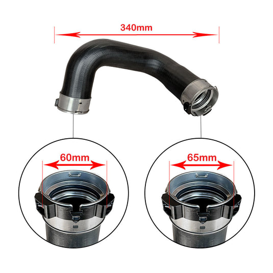 Upgrade Billet Turbo Charger With 75mm Intercooler & Hoses And Genuine Oil Feed Pipe For Nissan Navara D40 / Pathfinder R51 YD25 2.5L 2010 Onwards