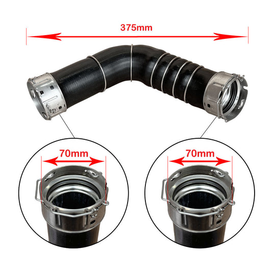 Hot Side & Cold Side Intercooler Hoses For Nissan Pathfinder R51 Ti 550 V9X V6 3.0L