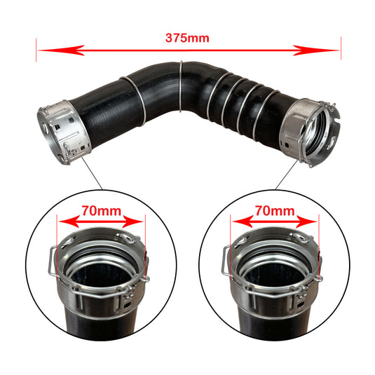 Hot Side Intercooler Hose For Nissan Navara D40 / Pathfinder R51 ST-X 550 V9X V6 3.0L