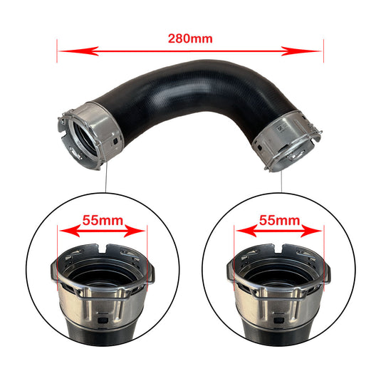 Upgrade Aluminium 52mm Intercooler & Hoses For Toyota Fortuner 1GD-FTV 2.8L 2020-2023