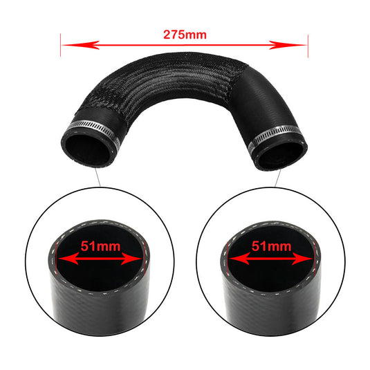 Hot Side Intercooler Hoses For Mitsubishi Pajero NM / NP 4M41 3.2L 2000-2006