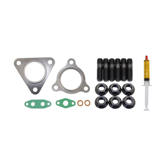 Turbo Charger Installation Stud, Gasket & Lubricant Kit For Mitsubishi Triton MR 4N15 2.4L