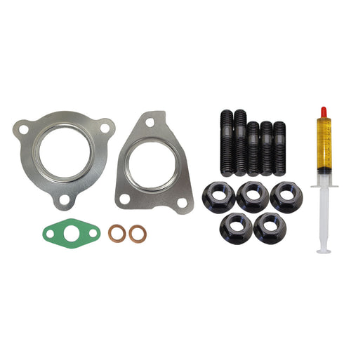 Turbo Charger Installation Stud, Gasket & Lubricant Kit For Nissan Dualis R9M 1.6L