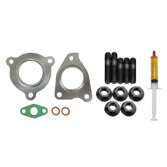 Turbo Charger Installation Stud, Gasket & Lubricant Kit For Nissan Dualis R9M 1.6L