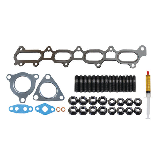 Upgrade Billet Turbo Charger With Genuine Exhaust Manifold, Oil Feed Pipe, Gasket & Stud Kit For Mitsubishi Triton MN 4D56 2.5L VT16
