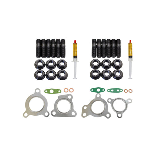 Turbo Charger Installation Stud, Gasket & Lubricant Kit For Toyota Landcruiser 200 Series 1VD-FTV 4.5L
