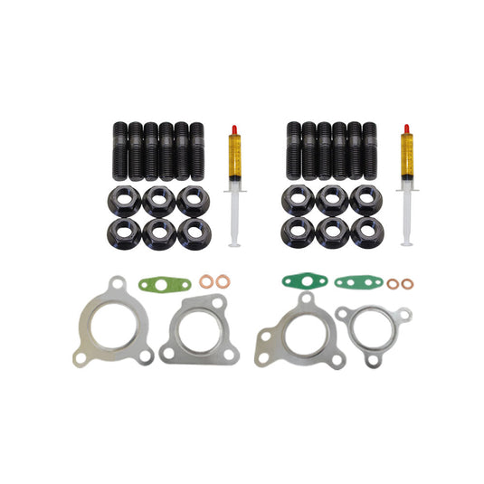 Turbo Charger Installation Stud, Gasket & Lubricant Kit For Toyota Landcruiser 200 Series 1VD-FTV 4.5L