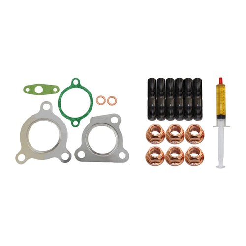 Turbo Charger Installation Stud, Gasket & Lubricant Kit For Toyota Landcruiser 200 Series 1VD-FTV 4.5L Passenger Side