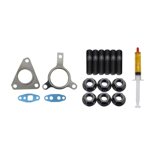 Turbo Charger Installation Stud, Gasket & Lubricant Kit For Nissan Pathfinder R51 YD25 2.5L 3-Bolt