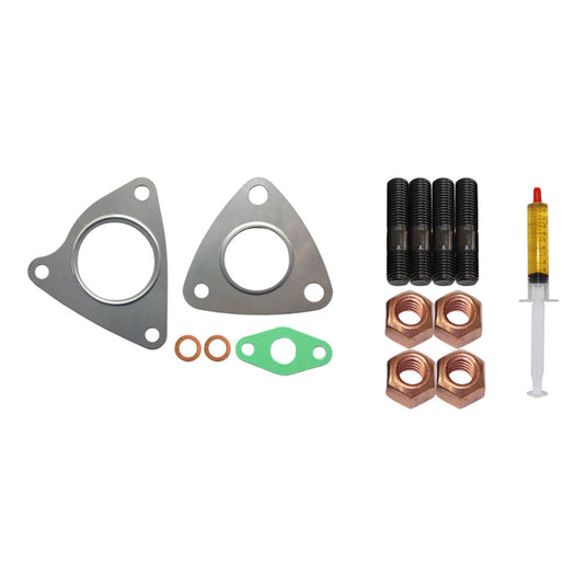 Turbo Charger Installation Stud, Gasket & Lubricant Kit For Jaguar XJ 3.0L 2009 Onwards Passenger Side