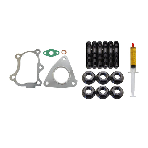 Turbo Charger Installation Stud, Gasket & Lubricant Kit For Nissan Navara D22 ZD30 3.0L