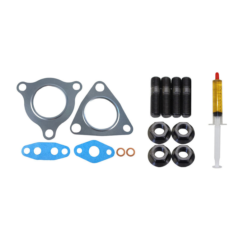 Load image into Gallery viewer, GEN1 High Flow Turbo Charger With 60mm Intercooler &amp; Hoses And Genuine Oil Feed Pipe For Mitsubishi Challenger 4D56 2.5L VT16
