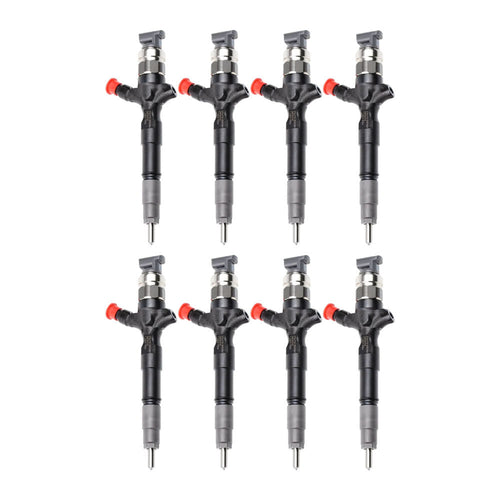 Set of 8-Genuine Denso Diesel Fuel Injector For Toyota LandCruiser 76/78/79 Series V8 1VD-FTV 4.5L Common Rail 2007 Onwards 095000-9770