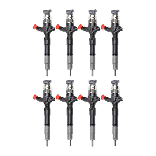 Set of 8-Genuine Denso Diesel Fuel Injector For Toyota LandCruiser 76/78/79 Series V8 1VD-FTV 4.5L Common Rail 2007 Onwards 095000-9770