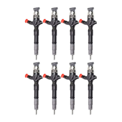 Set of 8-Genuine Denso Diesel Fuel Injector For Toyota LandCruiser 200 Series VDJ200 1VD-FTV 4.5L 2007-2015 095000-9780