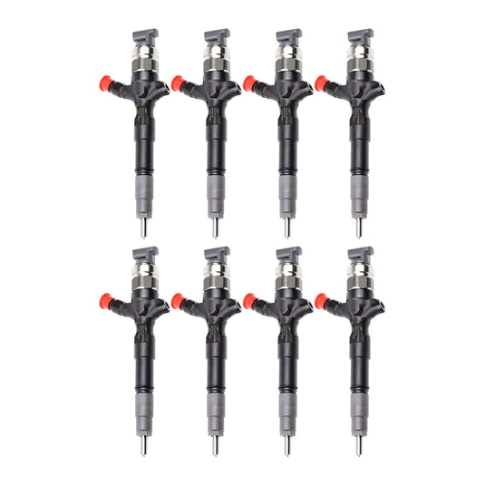 Set of 8-Genuine Denso Diesel Fuel Injector For Toyota LandCruiser 200 Series VDJ200 1VD-FTV 4.5L 2007-2015 095000-9780