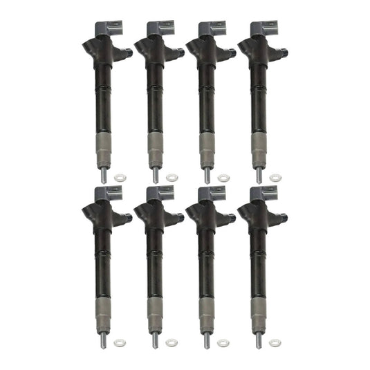 Set of 8-Genuine Denso Diesel Fuel Injector For Toyota LandCruiser VDJ200 200 Series 1VD-FTV 4.5L 2015 Onwards 295900-0480