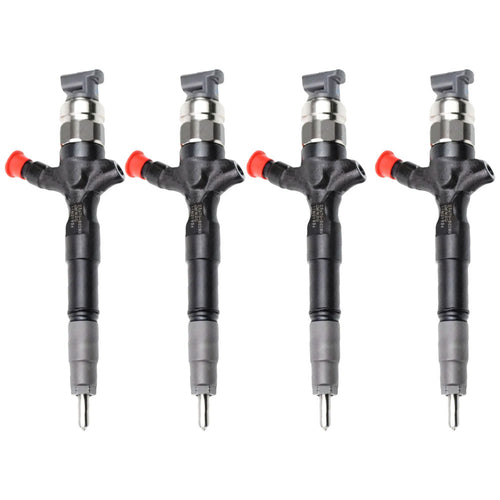 Set of 4-Genuine Denso Diesel Fuel Injector For Toyota Hilux 1KD-FTV 3.0L 2006-2009 095000-7780