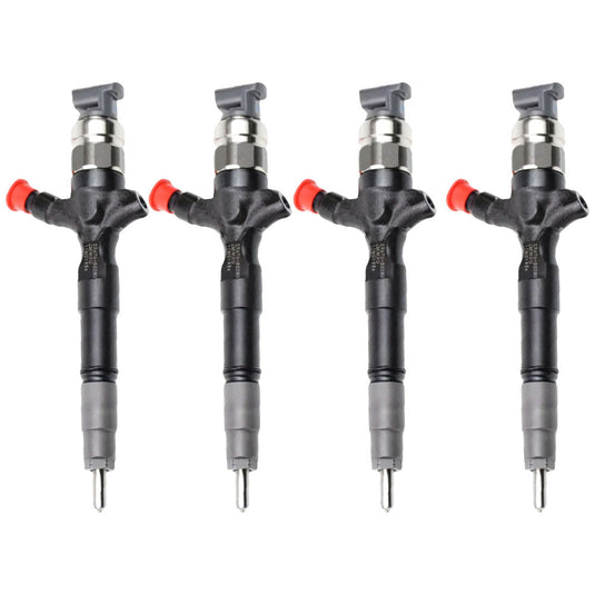 Set of 4-Genuine Denso Diesel Fuel Injector For Toyota Hilux 1KD-FTV 3.0L 2006-2009 095000-7780