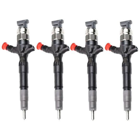 Set of 4-Genuine Denso Diesel Fuel Injector For Toyota Hilux 1KD-FTV 3.0L 2005-2006 095000-8290