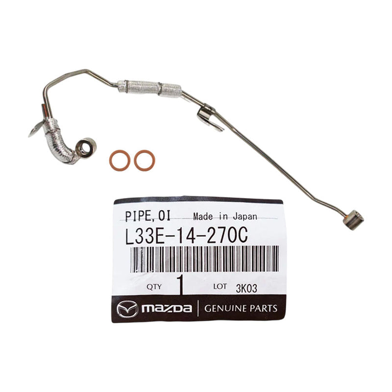Load image into Gallery viewer, Genuine Turbo Charger Oil Feed Pipe With Gaskets For Mazda CX-7 2.3L Petrol
