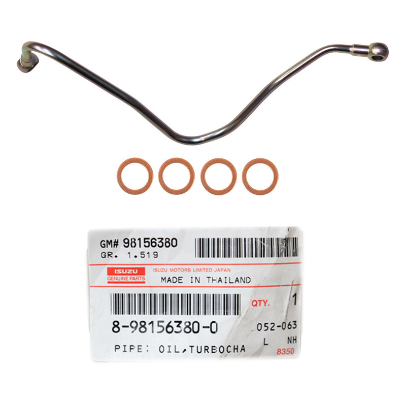 Load image into Gallery viewer, Genuine Turbo Charger Oil Feed Pipe With Gaskets For Isuzu D-Max 4JJ1 3.0L 2010-2012
