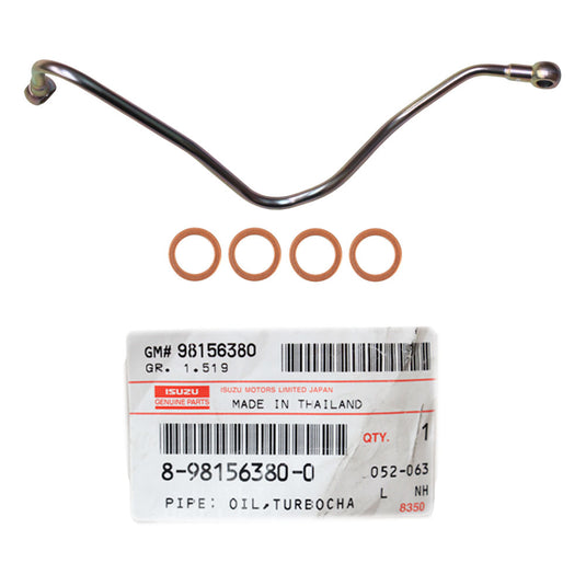 Genuine Turbo Charger Oil Feed Pipe With Gaskets For Isuzu D-Max 4JJ1 3.0L 2010-2012