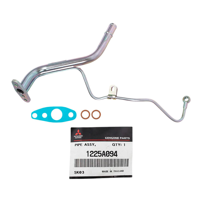 Load image into Gallery viewer, Genuine Turbo Charger Oil Feed &amp; Return Pipe With Gaskets For Mitsubishi Pajero 4M41 3.2L VT12
