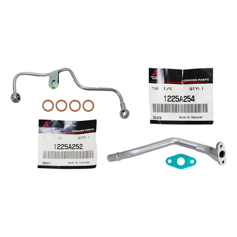 Load image into Gallery viewer, Genuine Turbo Charger Oil Feed &amp; Return Pipe With Gaskets For Mitsubishi Pajero Sport/MQ 4N15 2.4L / Mitsubishi Triton MR 4N15 2.4L
