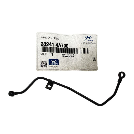 Genuine Turbo Charger Oil Feed Pipe With Gaskets For Hyundai iLoad/iMax D4CB 2.5L 2012 Onwards