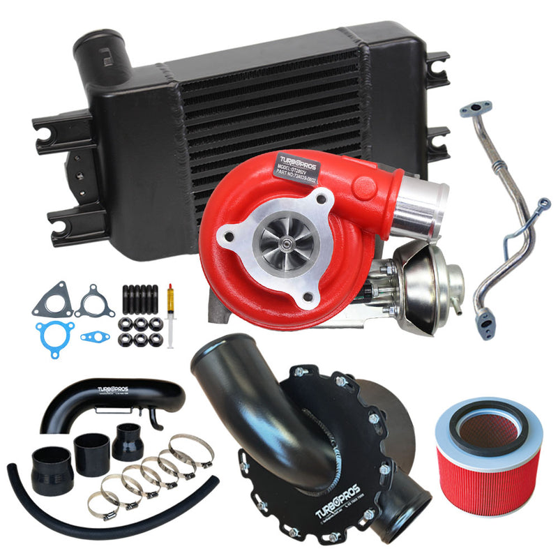 Load image into Gallery viewer, GEN1 High Flow Turbo, Intercooler, Airbox and Piping Kit For Nissan Patrol ZD30 3.0L 2007 Onwards
