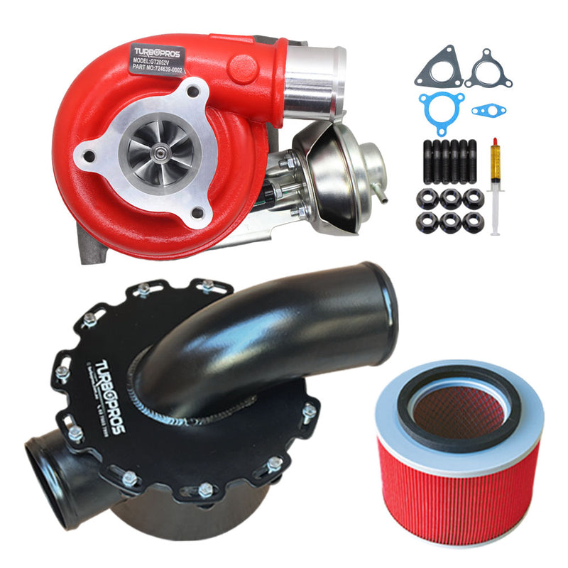 Load image into Gallery viewer, GEN1 High Flow Turbo Charger With Airbox For Nissan Patrol ZD30 3.0L
