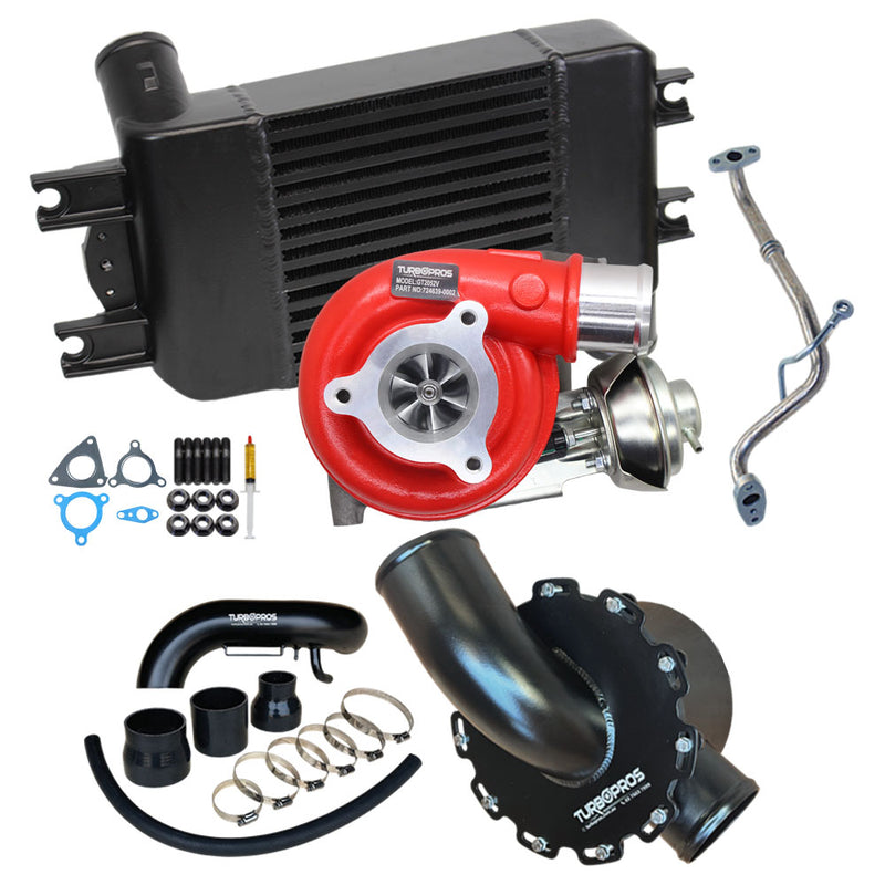Load image into Gallery viewer, GEN1 High Flow Turbo, Intercooler, Airbox and Piping Kit For Nissan Patrol ZD30 3.0L 2007 Onwards
