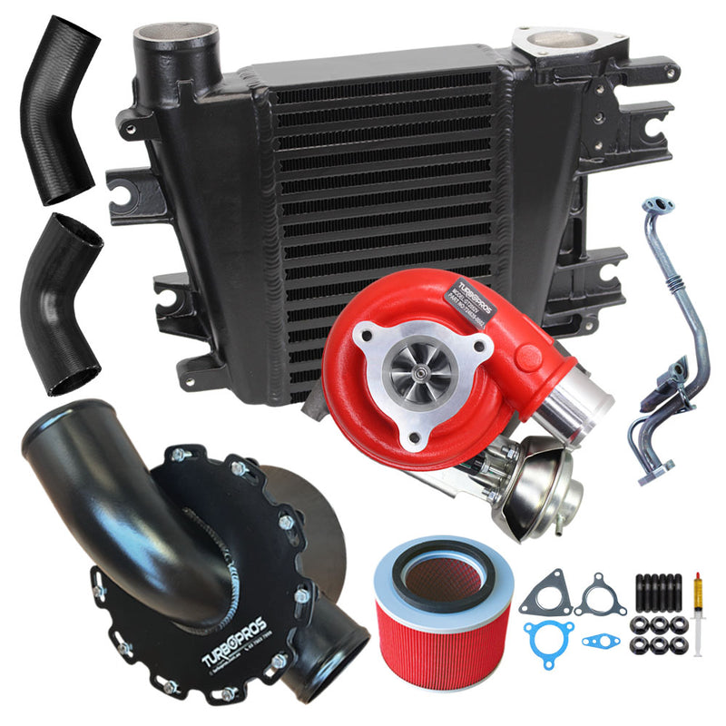 Load image into Gallery viewer, GEN1 High Flow Turbo, Intercooler and Air Box For Nissan Patrol GU ZD30 3.0L Fits Late DI 01/2002-12/2006
