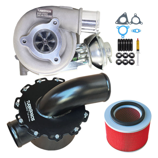 Upgrade Billet Turbo Charger With Airbox For Nissan Patrol ZD30 3.0L