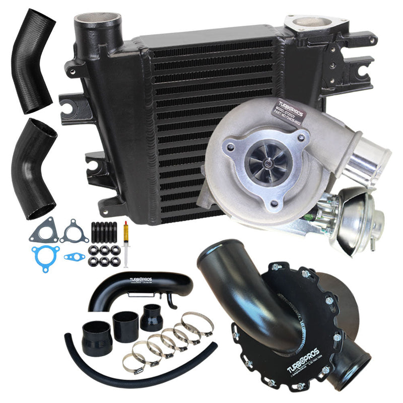 Load image into Gallery viewer, Upgrade Turbo, Intercooler, Airbox and Piping Kit For Nissan Patrol ZD30 3.0L Direct Injection 2000-2007
