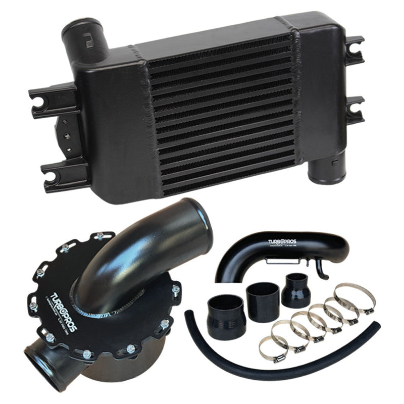 Load image into Gallery viewer, Upgrade Aluminium Intercooler, Airbox and Piping Kit For Nissan Patrol GU ZD30 3.0L Common Rail 2007-2016
